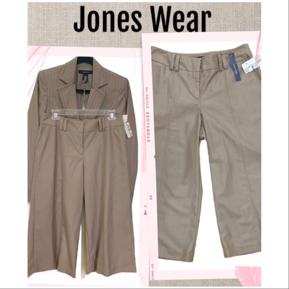 Jones Wear Trousers NEW WITH TAGS wide-leg trousers Size 8 - Picture 2 of 11